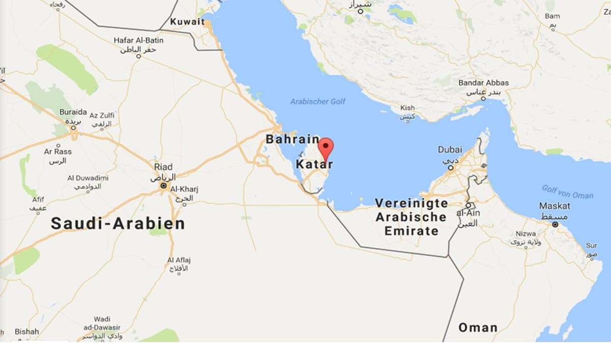 mapa dohako qatar munduko mapa