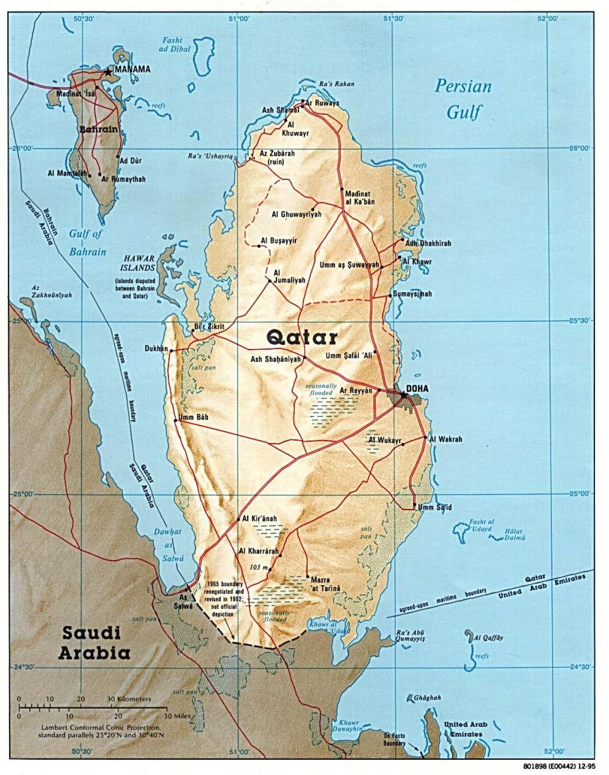 qatar osoa mapa