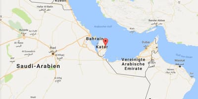 Mapa dohako qatar munduko mapa
