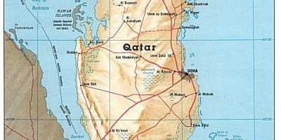 Qatar osoa mapa