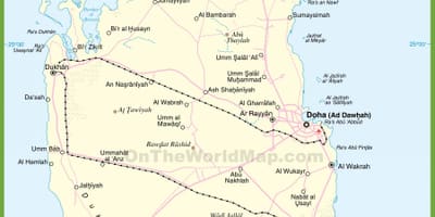 Mapa qatar zehatza
